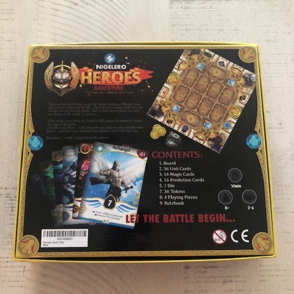 Nigelero Heroes God's Play Tabletop Game (NIB) - Picture 8 of 9